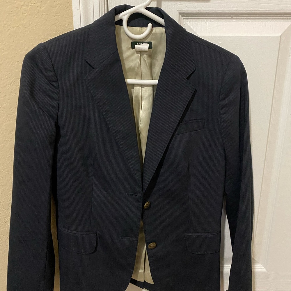 J.crew pinstripe blazer